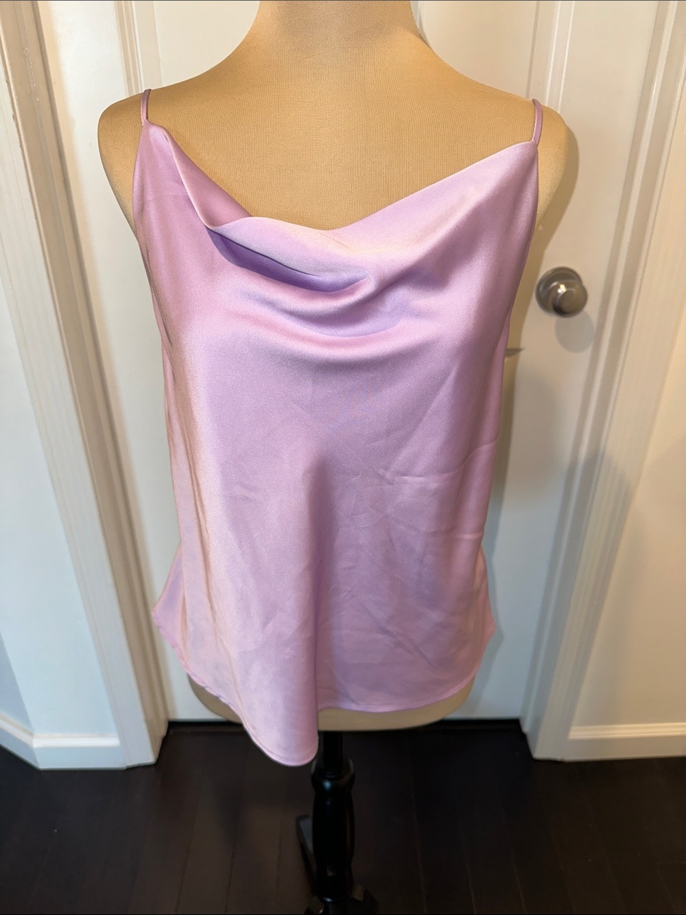 Dance & Marvel Lavender Satin Cowl Camisole